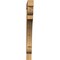 Ekena Millwork Olympic Block Smooth Bracket, Western Red Cedar, 3 1/2"W x 38"D x 38"H BKT04X38X38OLY05SWR - alternate 3